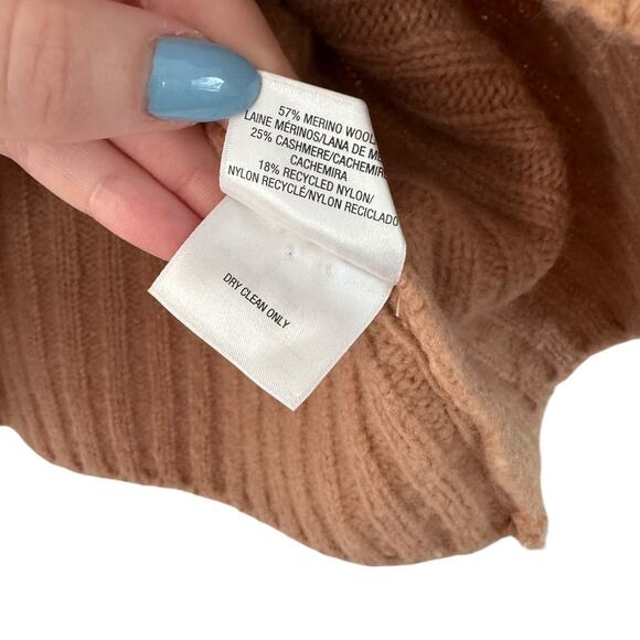 Favorite Daughter The Knit Favorite Sweater Vest Mauve Wool Cashmere Large - Picture 6 of 8